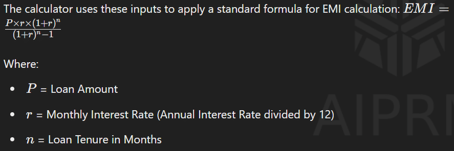 swift emi calculator